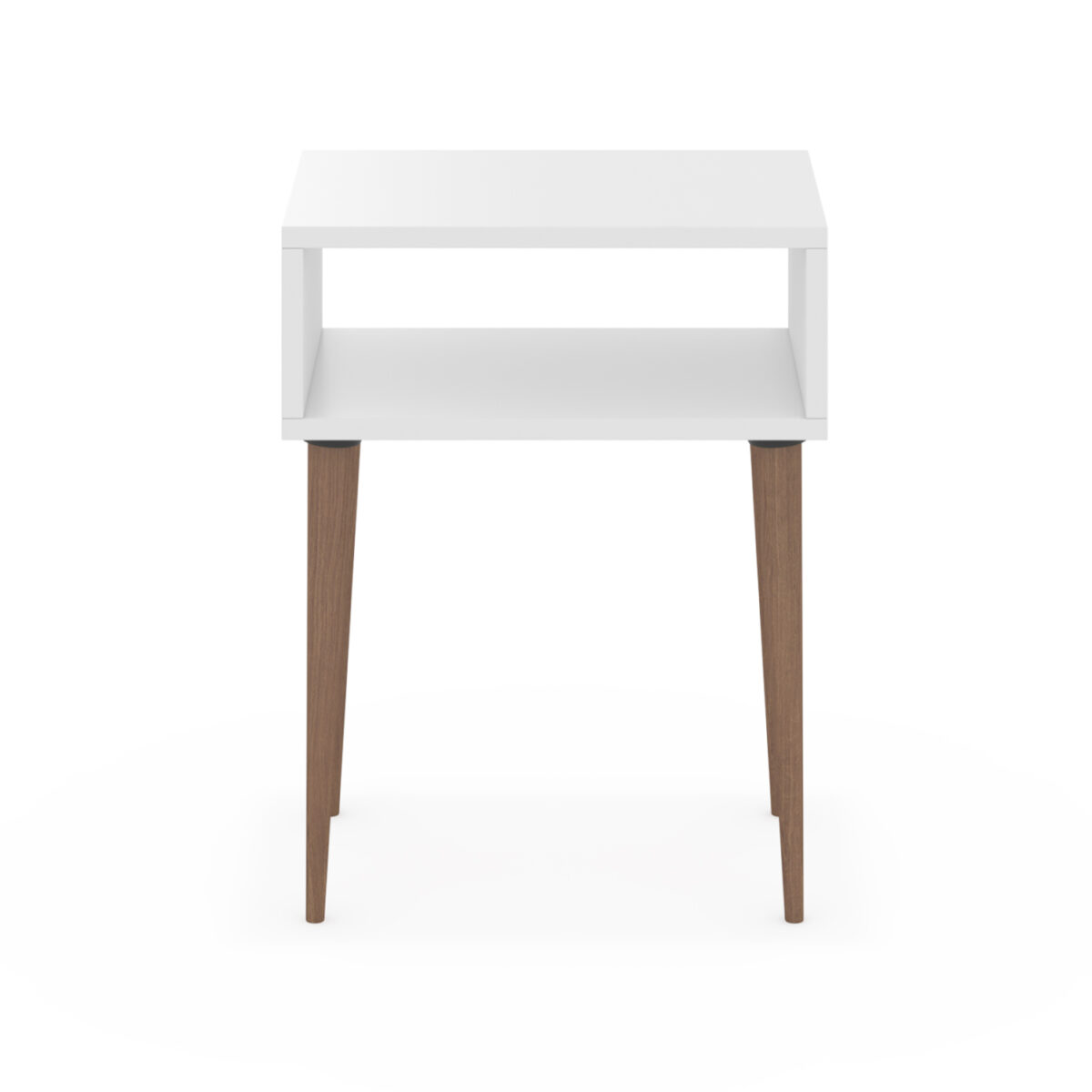 ΚΟΜΟΔΙΝΟ TODD HM18183.01 ΜΕΛΑΜΙΝΗ ΛΕΥΚΗ-ΠΟΔΙΑ ΣΕ ΦΥΣΙΚΟ 45x30x58Υεκ. - Image 2