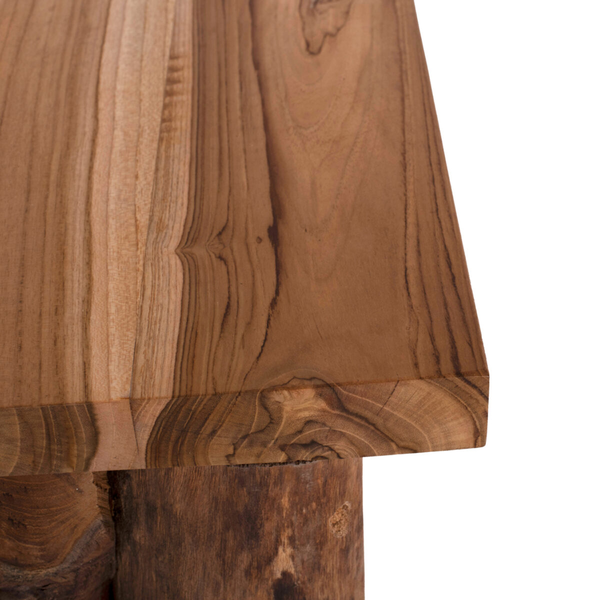 ΚΟΝΣΟΛΑ HM9336 ΑΠΟ ΜΑΣΙΦ ΞΥΛΟ ΤEAK ΦΥΣΙΚΟ 100X35X75Y εκ. - Image 7