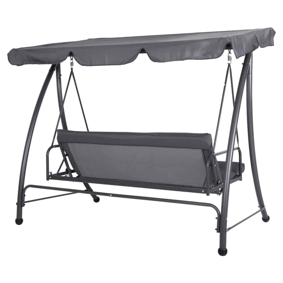 ΚΟΥΝΙΑ-ΚΡΕΒΑΤΙ 3ΘΕΣΙΑ ΜΕ ΣΚΙΑΣΤΡΟ LIKID HM5980.01 ΜΕΤΑΛΛΟ&ΥΦΑΣΜΑ ΓΚΡΙ 200x120x164Υεκ. - Image 7