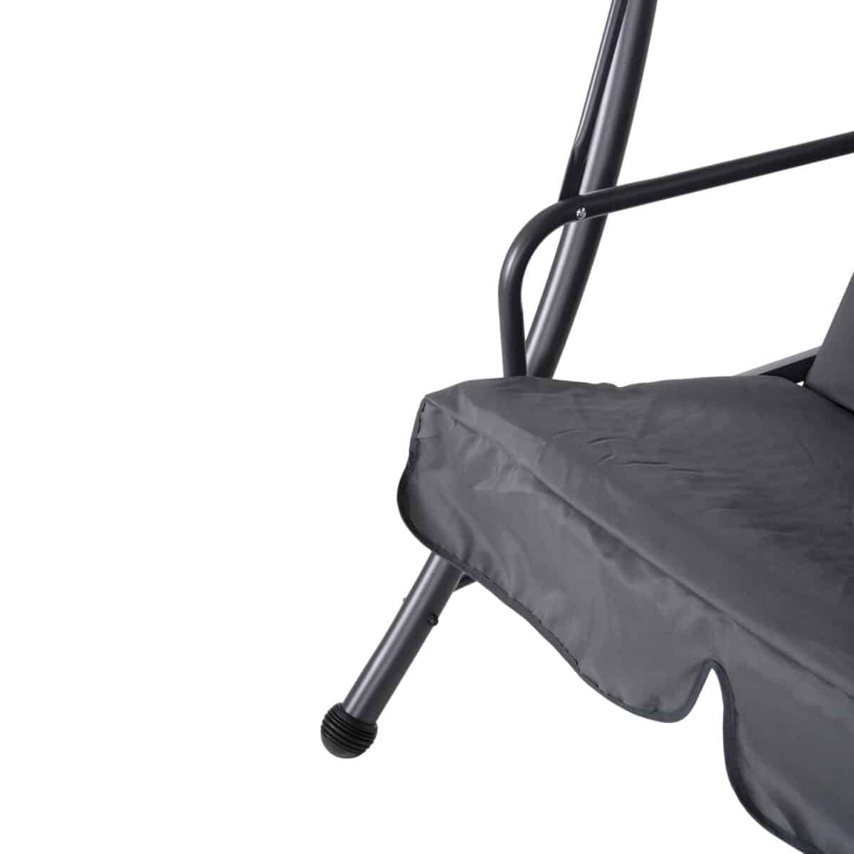 ΚΟΥΝΙΑ-ΚΡΕΒΑΤΙ 3ΘΕΣΙΑ ΜΕ ΣΚΙΑΣΤΡΟ LIKID HM5980.01 ΜΕΤΑΛΛΟ&ΥΦΑΣΜΑ ΓΚΡΙ 200x120x164Υεκ. - Image 10