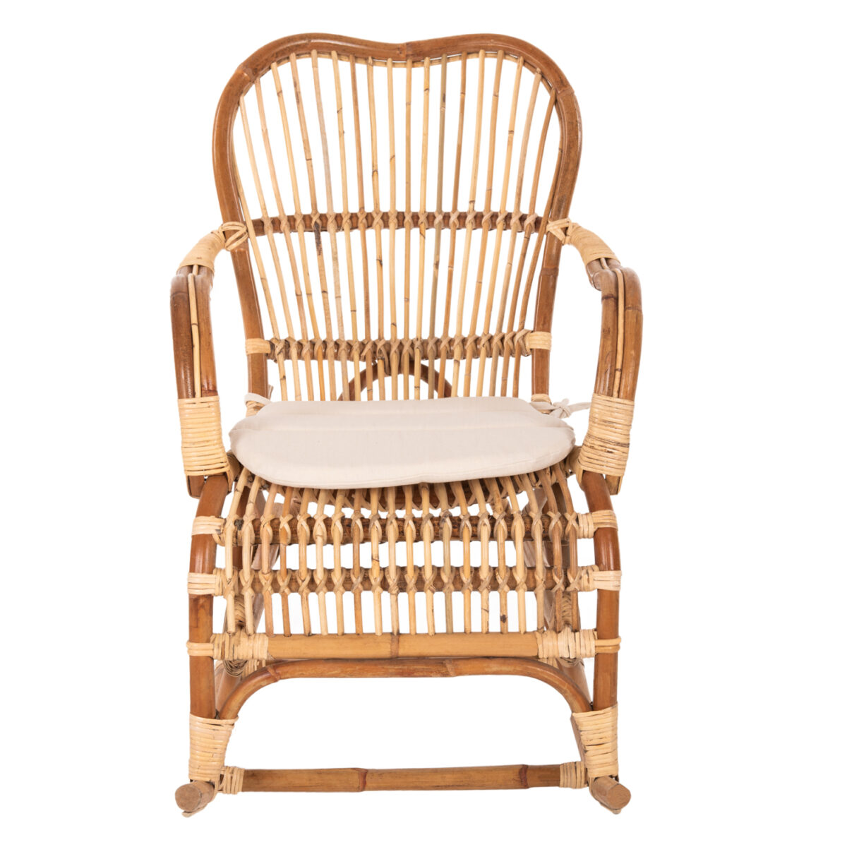 ΚΟΥΝΙΣΤΗ ΠΟΛΥΘΡΟΝΑ ΜΕ ΜΑΞΙΛΑΡΙ SANTA FE RATTAN HM9343 60x103x90Υ εκ. - Image 3