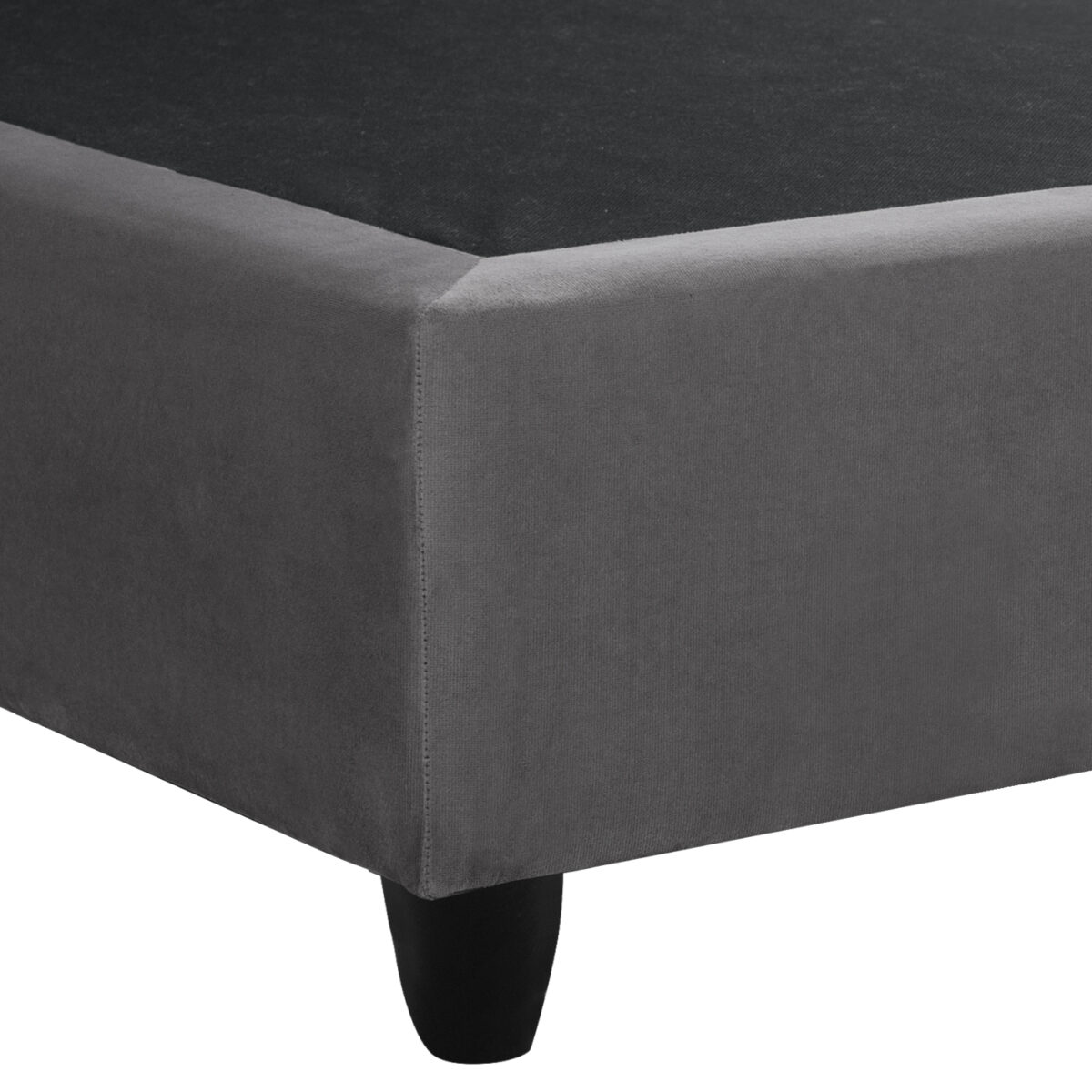 ΚΡΕΒΑΤΙ MALENA ΑΠΟ ΓΚΡΙ ΒΕΛΟΥΔΟ HM638.10 ΓΙΑ ΣΤΡΩΜΑ 150x200 εκ. - Image 6