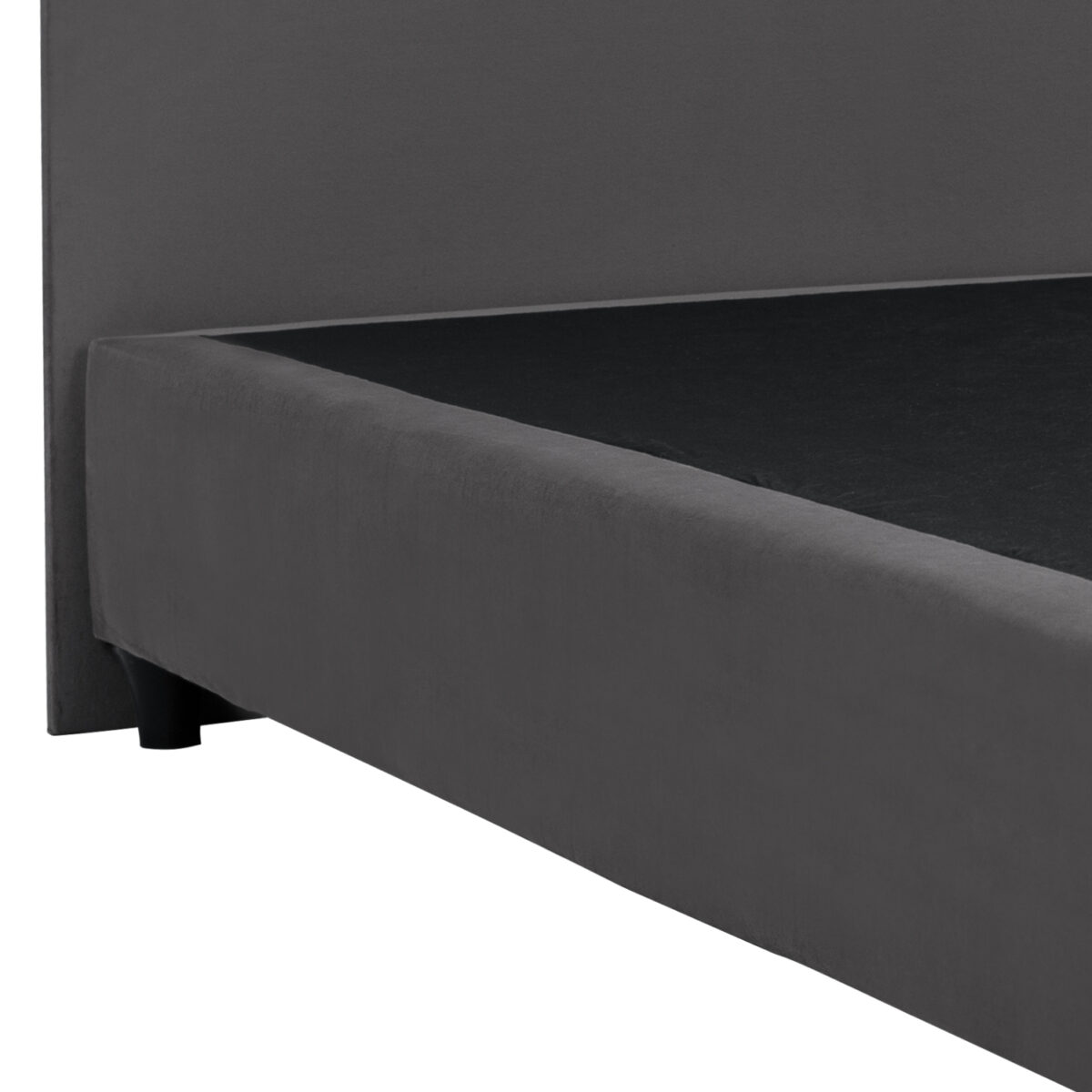 ΚΡΕΒΑΤΙ MALENA ΑΠΟ ΓΚΡΙ ΒΕΛΟΥΔΟ HM651.10 ΓΙΑ ΣΤΡΩΜΑ 90x200 εκ. - Image 4