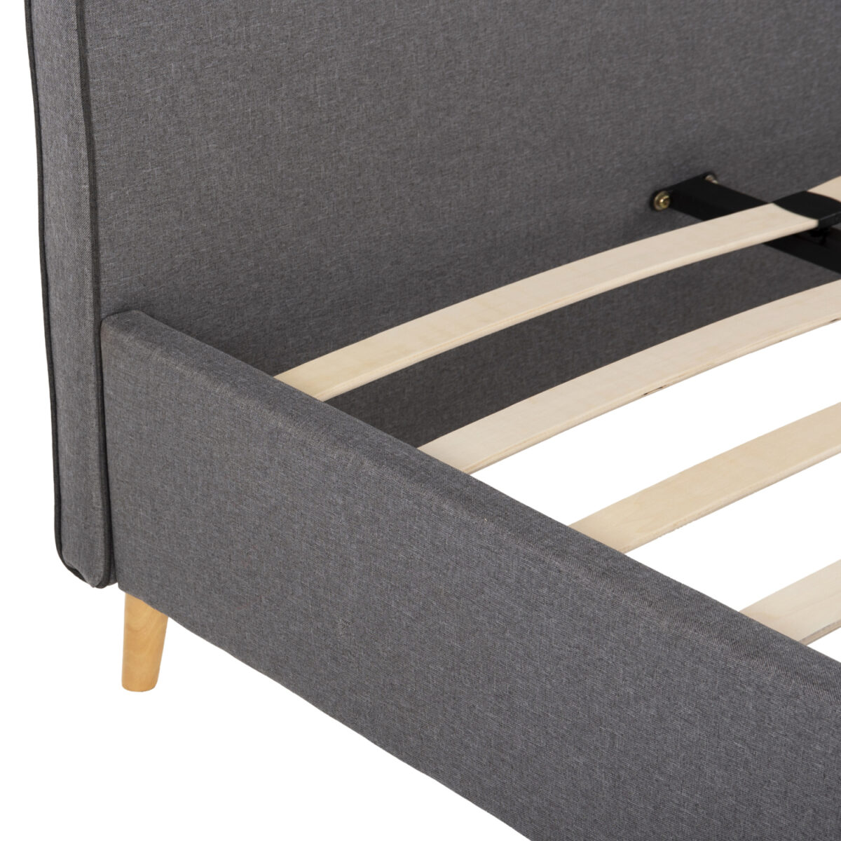 ΚΡΕΒΑΤΙ MAYLIN ΑΠΟ ΓΚΡΙ ΥΦΑΣΜΑ & ΣΚ. ΓΚΡΙ ΡΕΛΙ HM598.10 ΓΙΑ ΣΤΡΩΜΑ 120x200 EK. - Image 9