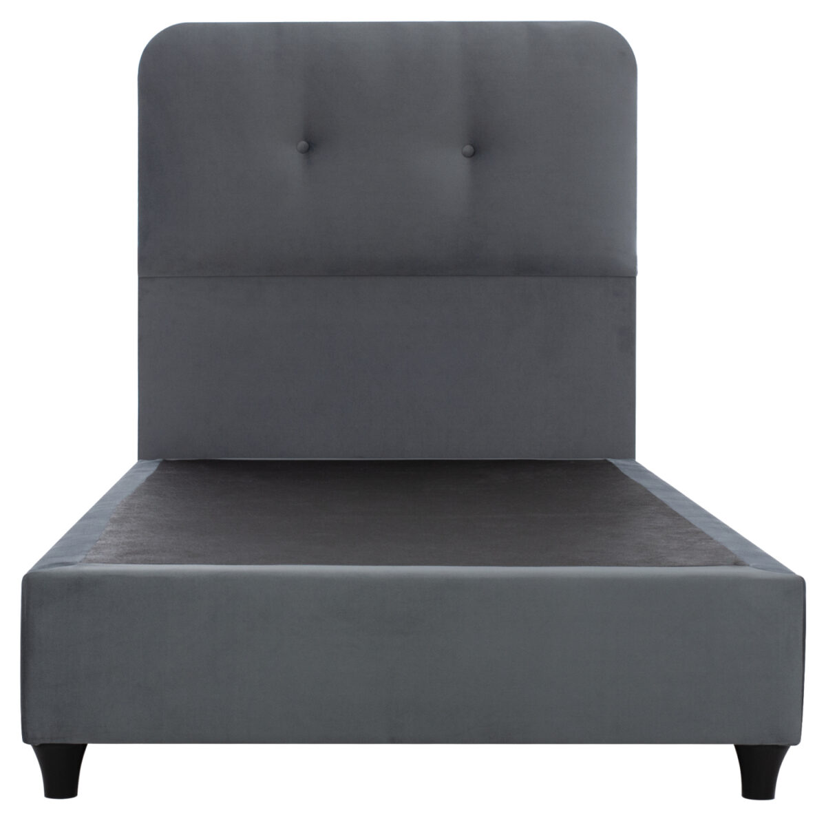 ΚΡΕΒΑΤΙ DOLORES ΓΚΡΙ ΒΕΛΟΥΔΟ HM649.10 ΓΙΑ ΣΤΡΩΜΑ 90x200 εκ. - Image 4