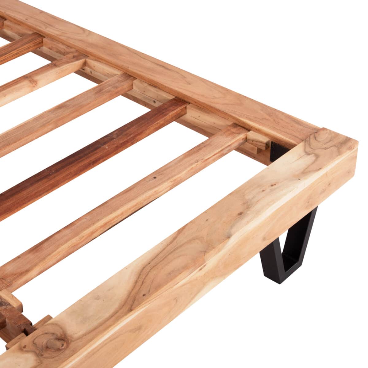 ΚΡΕΒΑΤΙ ALICIA HM8359.21 ΜΕΤΑΛΛΟ-ΜΑΣΙΦ ΞΥΛΟ ΑΚΑΚΙΑΣ-ΑΝΟΙΧΤΟ ΦΥΣΙΚΟ-ΣΤΡΩΜΑ 160x200εκ - Image 8