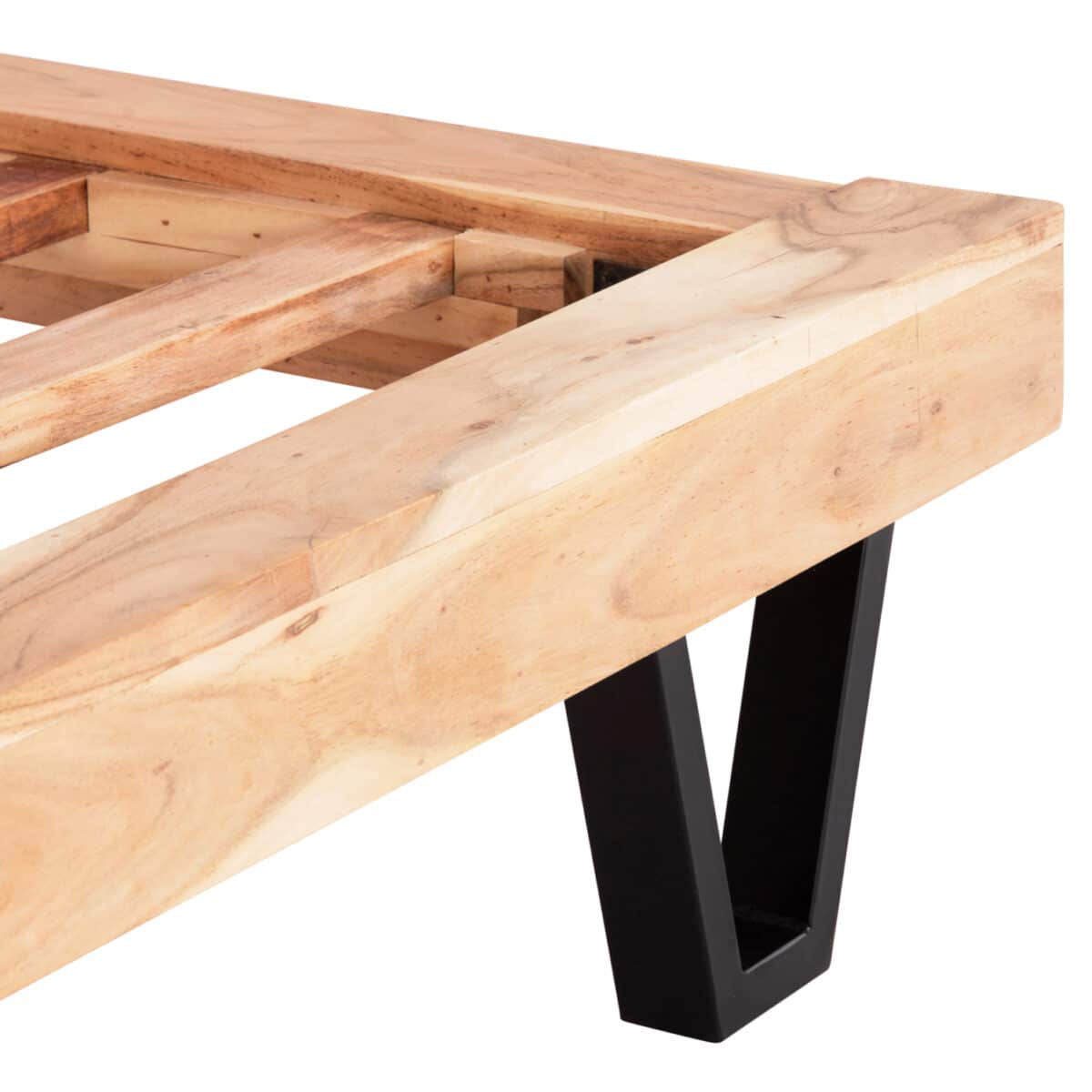 ΚΡΕΒΑΤΙ ALICIA HM8359.21 ΜΕΤΑΛΛΟ-ΜΑΣΙΦ ΞΥΛΟ ΑΚΑΚΙΑΣ-ΑΝΟΙΧΤΟ ΦΥΣΙΚΟ-ΣΤΡΩΜΑ 160x200εκ - Image 10