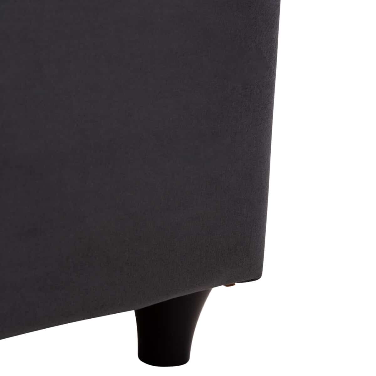 ΚΡEΒΑΤΙ ΜΕ ΑΠΟΘΗΚΕΥΤΙΚΟ ΧΩΡΟ IRIDA HM718 ΓΚΡΙ ΒΕΛΟΥΔΟ ΓΙΑ ΣΤΡΩΜΑ 160x200εκ. - Image 8