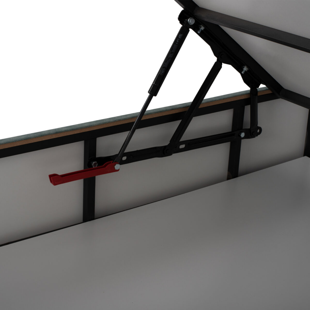 ΚΡΕΒΑΤΙ MILO ΜΕ ΑΠΟΘΗΚΕΥΤΙΚΟ ΠΡΑΣΙΝΟ ΥΦΑΣΜΑ τύπου NUBUCK HM622.07 ΓΙΑ ΣΤΡΩΜΑ 160x200 εκ. - Image 8