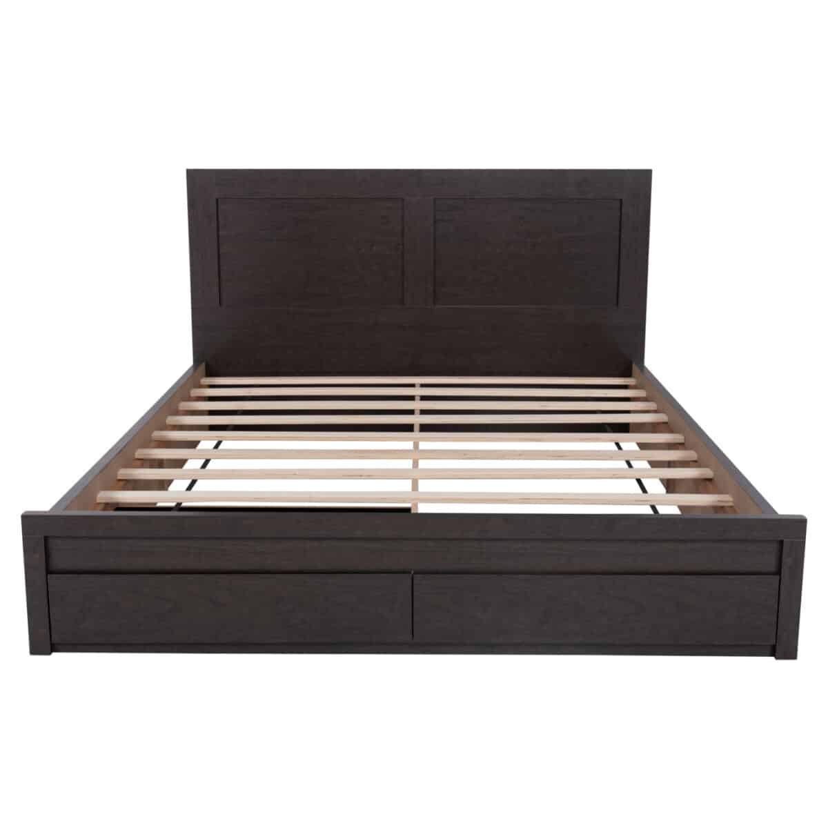 ΚΡΕΒΑΤΙ ΜΕΛΑΜΙΝΗΣ CAPRI HM312.11 ΜΕ 2 ΣΥΡΤΑΡΙΑ ΒΕΓΓΕ ΓΙΑ ΣΤΡΩΜΑ 150x200εκ. - Image 4