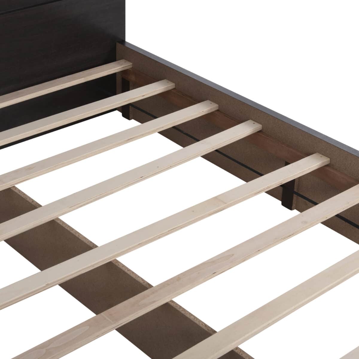 ΚΡΕΒΑΤΙ ΜΕΛΑΜΙΝΗΣ CAPRI HM312.11 ΜΕ 2 ΣΥΡΤΑΡΙΑ ΒΕΓΓΕ ΓΙΑ ΣΤΡΩΜΑ 150x200εκ. - Image 9