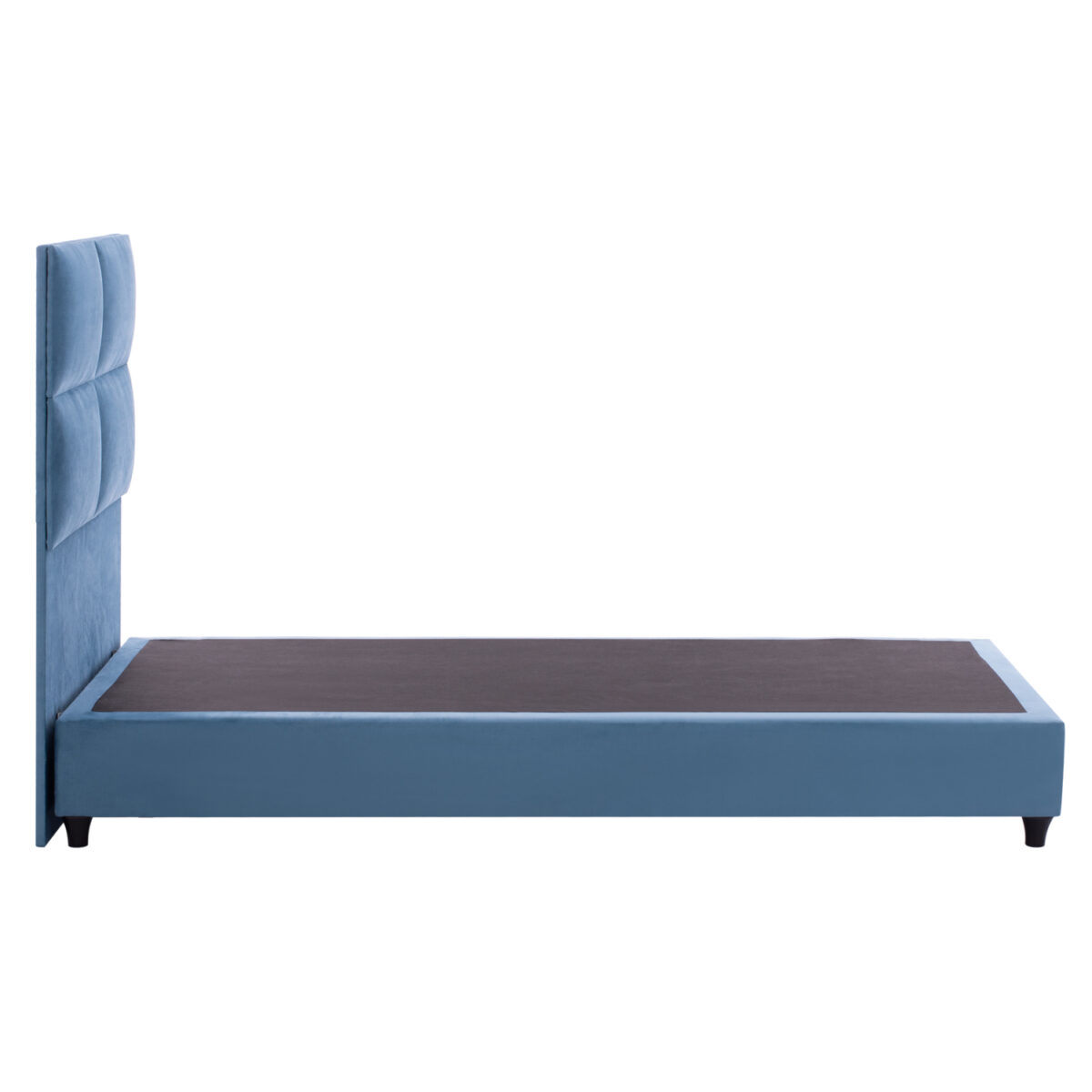 ΚΡΕΒΑΤΙ MILO ΜΠΛΕ ΒΕΛΟΥΔΟ HM652.09 ΓΙΑ ΣΤΡΩΜΑ 90x200 εκ. - Image 4