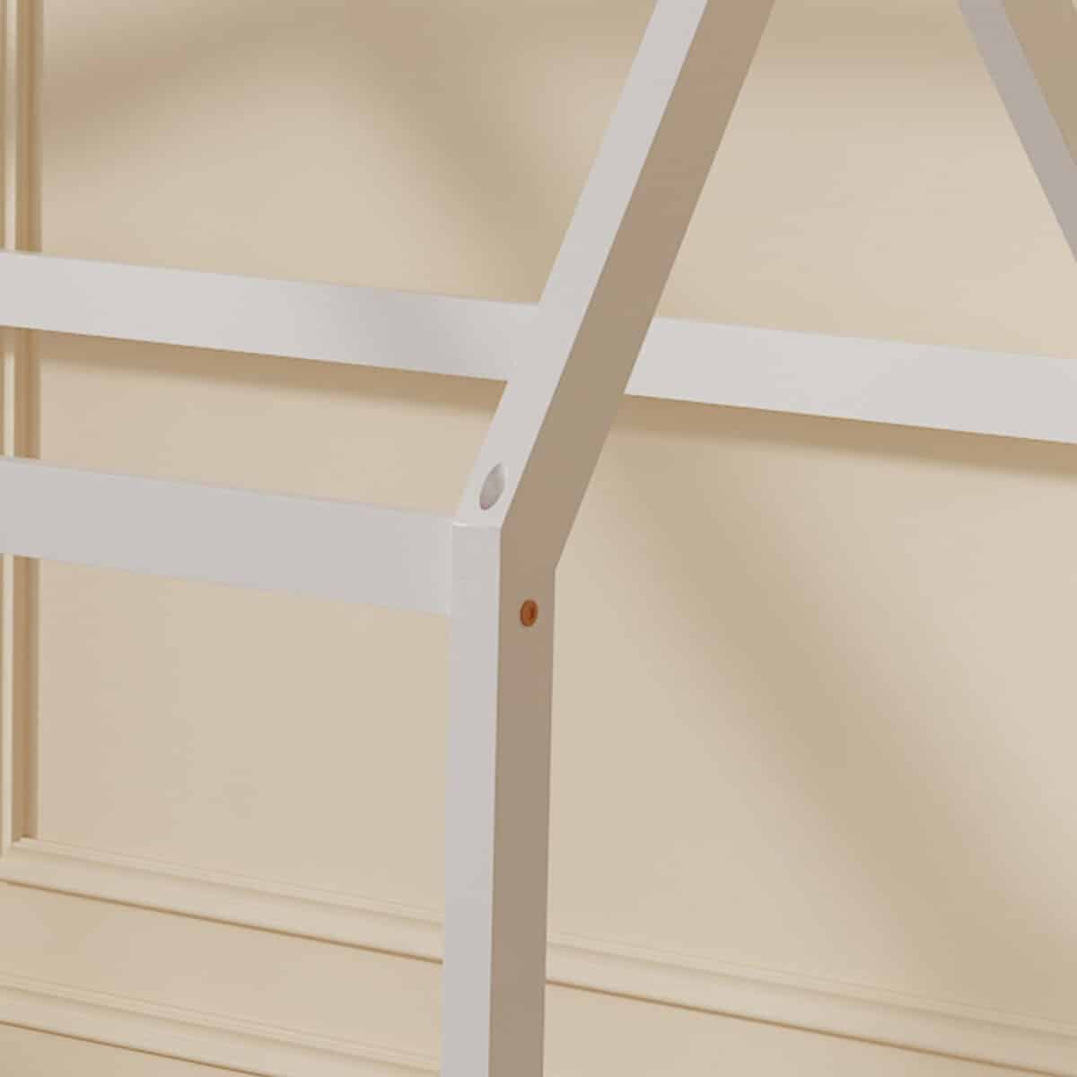 ΚΡΕΒΑΤΙ ΠΑΙΔΙΚΟ PEPE HM677.03 τ.MONTESSORI ΞΥΛΟ ΠΕΥΚΟ ΛΕΥΚΟ- 190x90εκ - Image 7