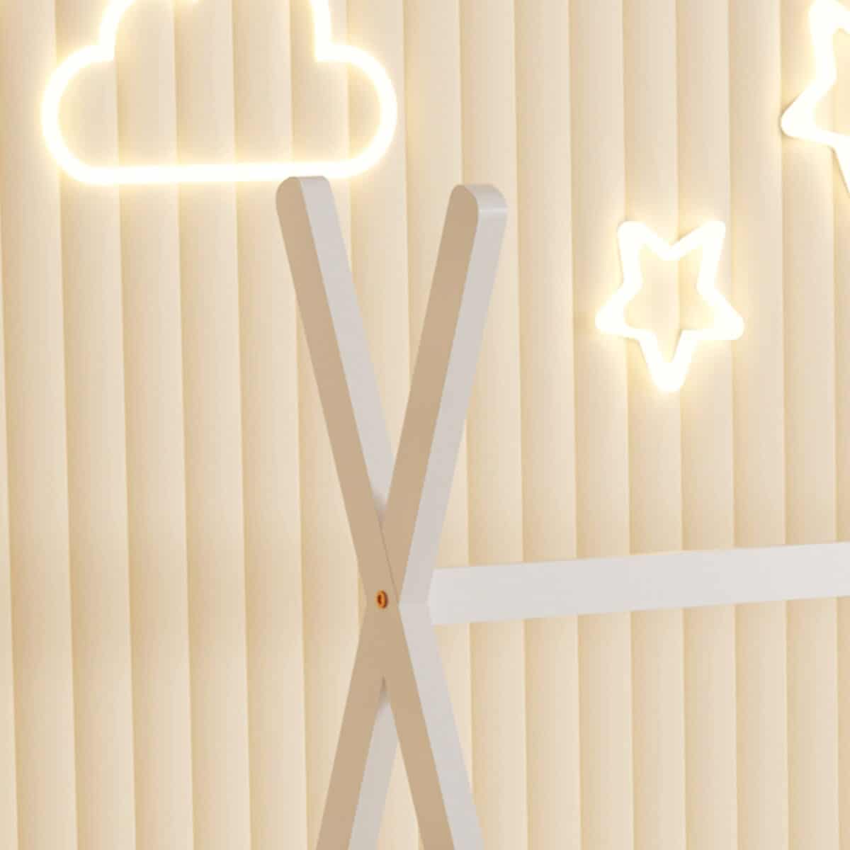 ΚΡΕΒΑΤΙ ΠΑΙΔΙΚΟ MUNK HM681.03 τ.MONTESSORI ΜΑΣΙΦ ΞΥΛΟ ΠΕΥΚΟΥ ΛΕΥΚΟ- 190x90εκ - Image 7