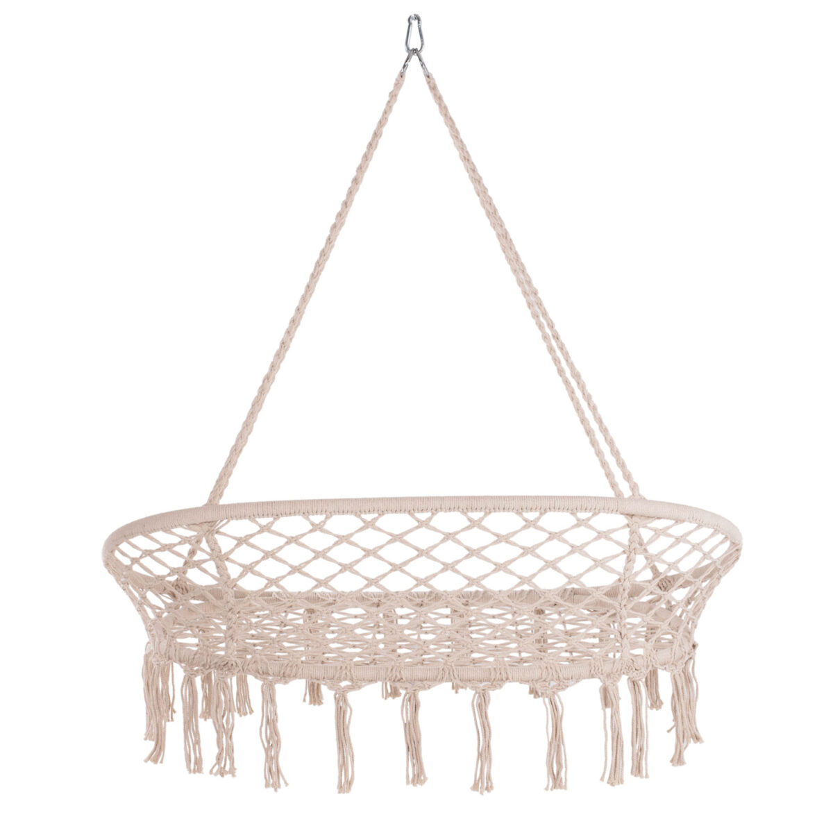 ΚΡΕΜΑΣΤΗ 2ΘΕΣΙΑ ΦΩΛΙΑ ΜΑΚΡΑΜΕ NEENA ΣΕ ΜΠΕΖ ΧΡΩΜΑ HM5769 130x67x120-140Yεκ. - Image 4