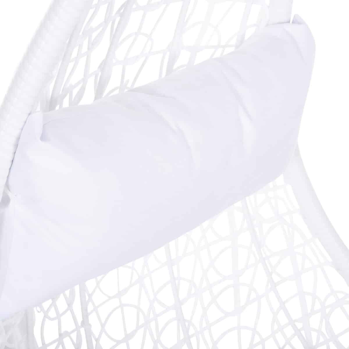 ΚΡΕΜΑΣΤΗ ΠΟΛΥΘΡΟΝΑ ΦΩΛΙΑ MILLIE HM5996.03 ΜΕΤΑΛΛΟ-ΣΥΝΘ.RATTAN ΛΕΥΚΟ Φ95x195Υεκ. - Image 7