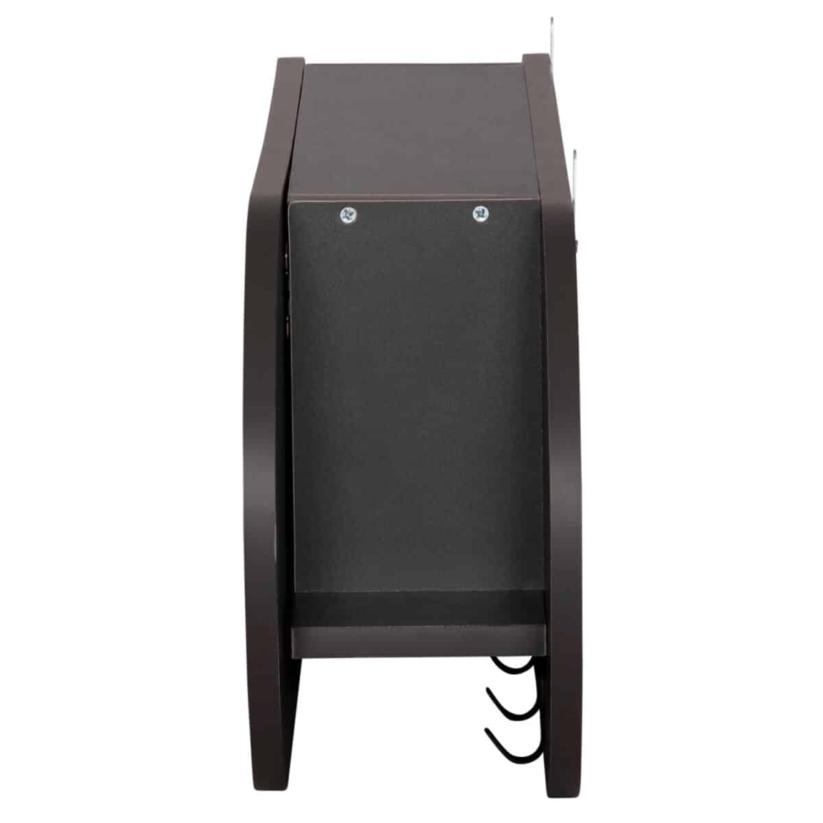 ΚΡΕΜΑΣΤΡΑ ΕΙΣΟΔΟΥ & ΚΛΕΙΣΤΟ ΡΑΦΙ STOR HM18078.03 ΜΕΛΑΜΙΝΗ ΣΚΟΥΡΟ ΓΚΡΙ 84x15.5x28.5Υεκ - Image 4