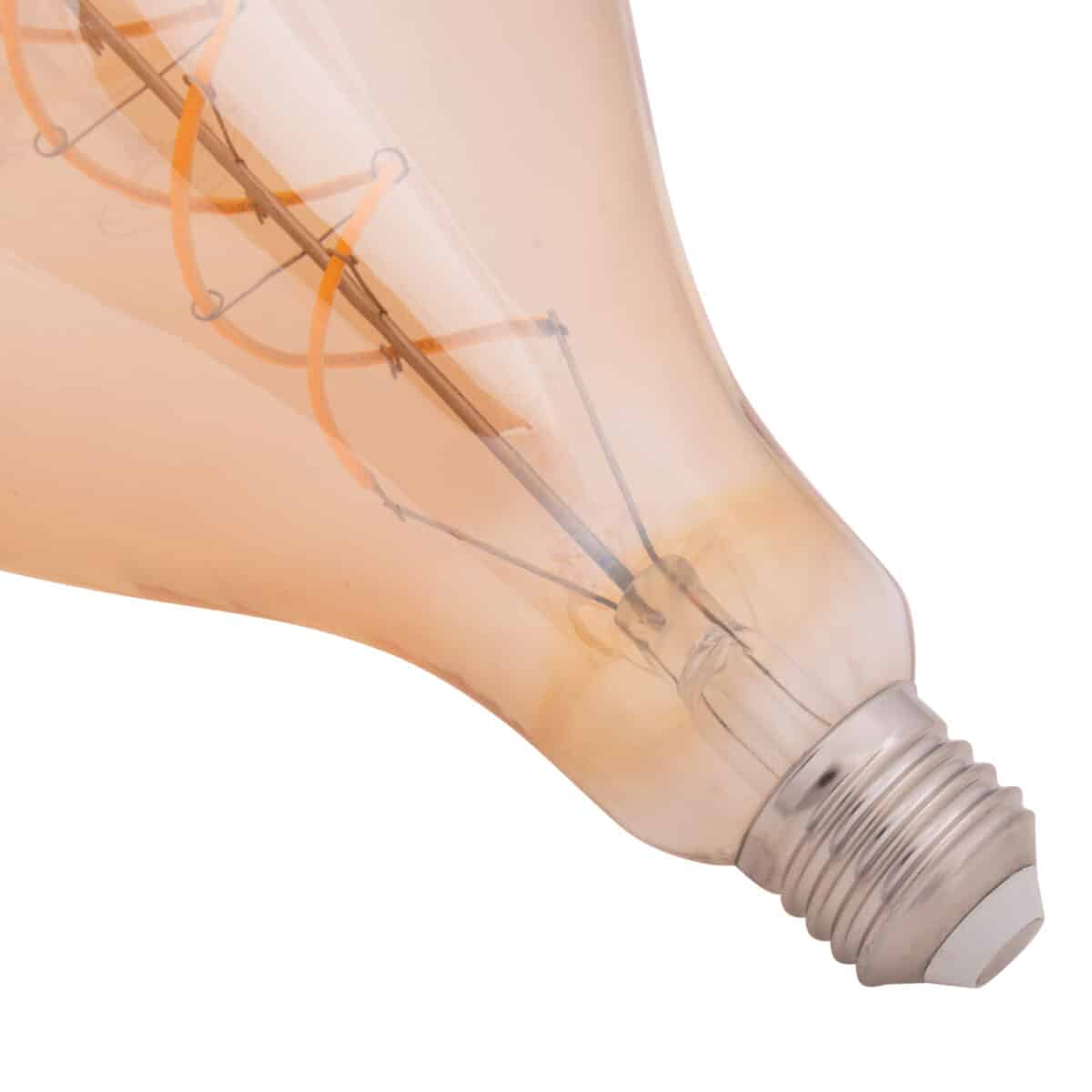ΛΑΜΠΤΗΡΑΣ LED FILAMENT 8W E27 3000K TEA COLOR DIMMABLE HM4052.02 - Image 3