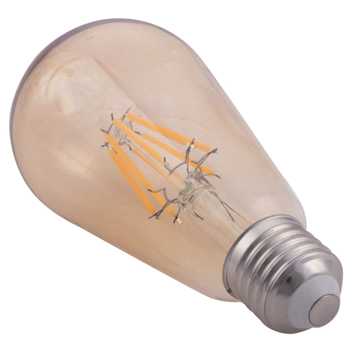 ΛΑΜΠΤΗΡΑΣ HM4188.02 LED FILAMENT 8W E27 DIMMABLE 3000K GOLD - Image 3