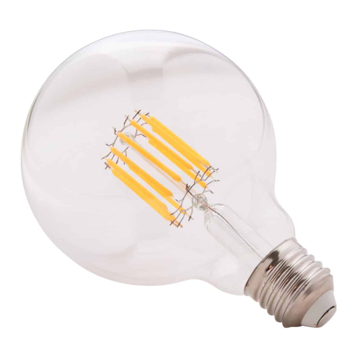 ΛΑΜΠΤΗΡΑΣ GLOBO LED FILAMENT 12W E27 3000K ΔΙΑΦΑΝΟΣ HM4049.01 - Image 3