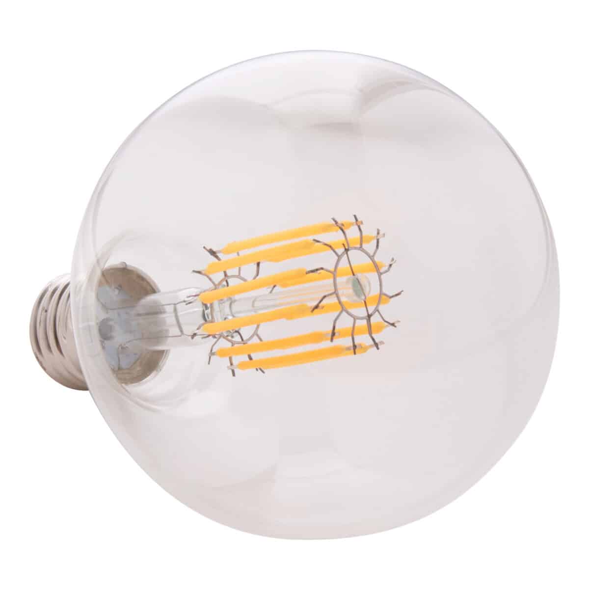 ΛΑΜΠΤΗΡΑΣ GLOBO LED FILAMENT 12W E27 3000K ΔΙΑΦΑΝΟΣ HM4049.01 - Image 4