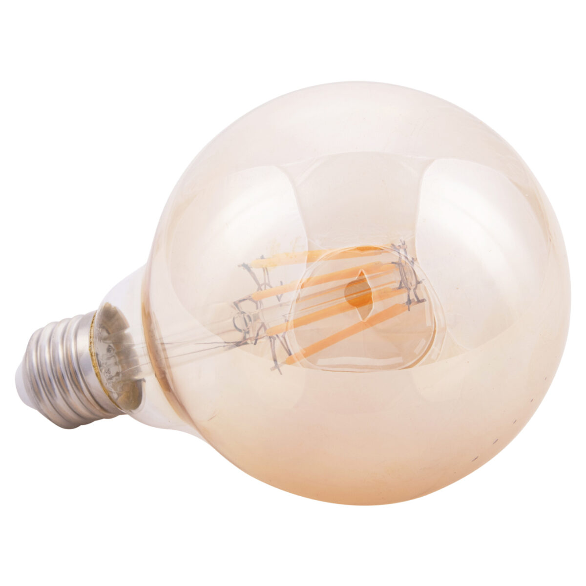 ΛΑΜΠΤΗΡΑΣ GLOBO LED FILAMENT 8W E27 2700K ΧΡΥΣΟ DIMMABLE HM4050.02 - Image 4