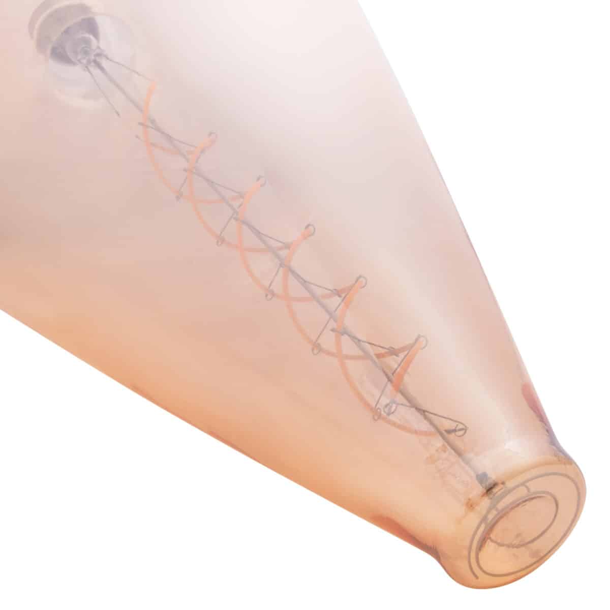 ΛΑΜΠΤΗΡΑΣ LED FILAMENT 8W E27 3000K GOLD COLOR DIMMABLE HM4054.02 - Image 4