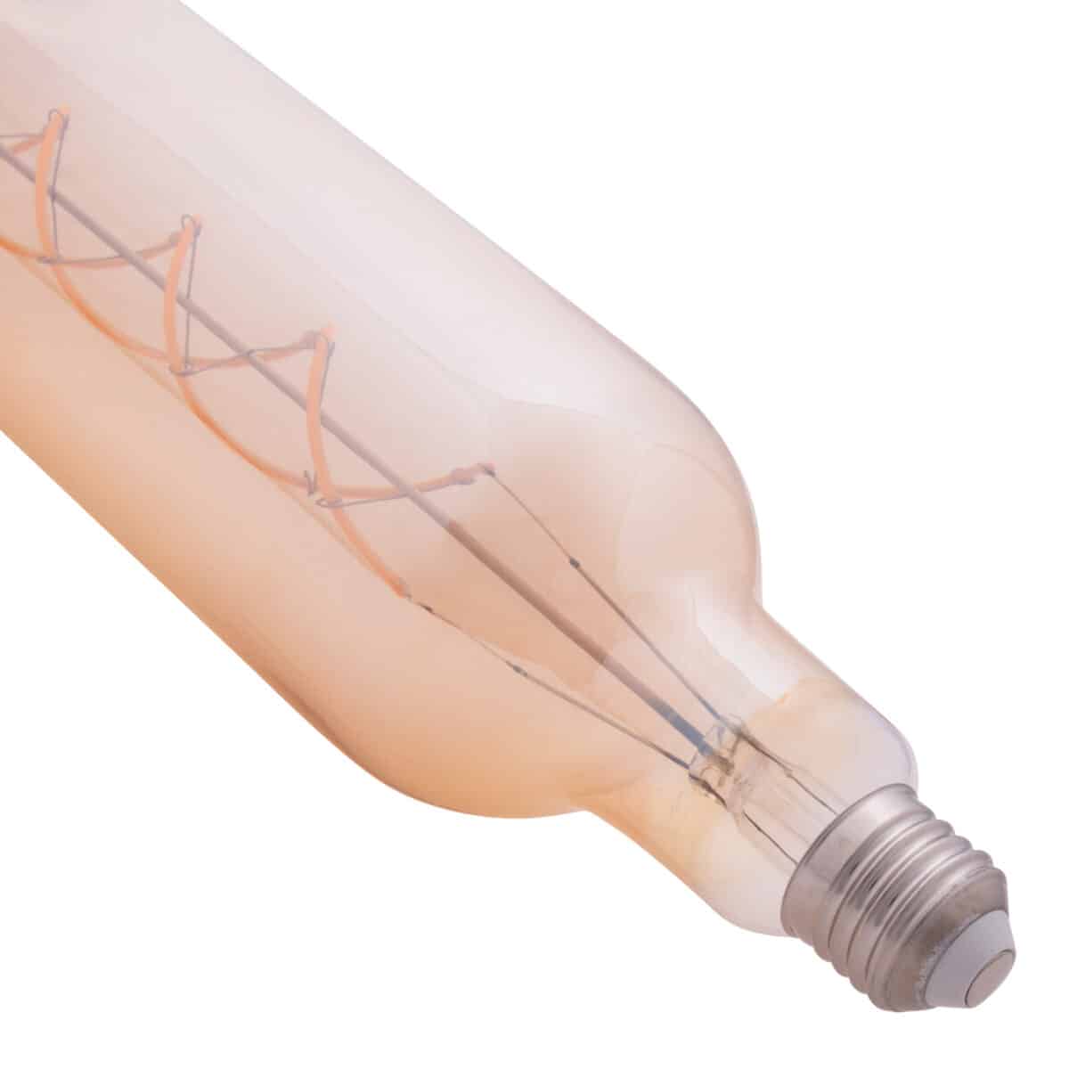 ΛΑΜΠΤΗΡΑΣ JHD-NW7775 LED FILAMENT 8W E27 3000K GOLD COLOR DIMMABLE HM4055.02 - Image 3