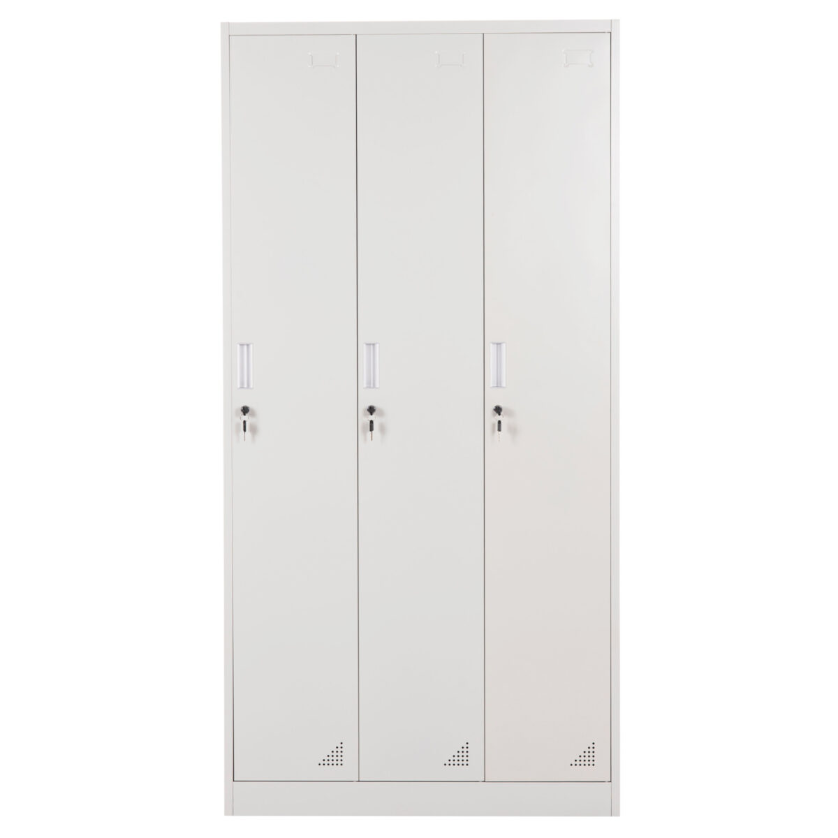 ΜΕΤΑΛΛΙΚΟΣ ΤΡΙΠΛΟΣ ΦΟΡΙΑΜΟΣ ΜΕ ΚΛΕΙΔΑΡΙΕΣ ALTONA HM5634.11 ΓΚΡΙ 90x45x185Υεκ. - Image 4