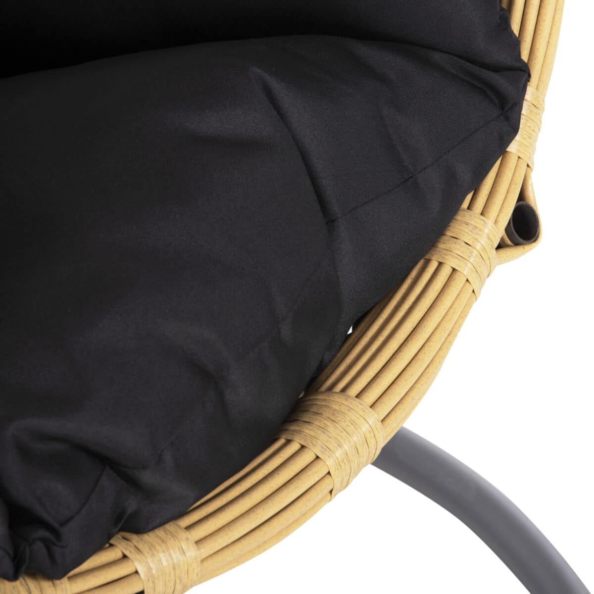 ΜΟΝΗ ΚΡΕΜΑΣΤΗ ΦΩΛΙΑ ME ΥΠΟΠΟΔΙΟ GRACIE HM5755.02 ΜΠΕΖ ΣΥΝΘ.RATTAN-ΓΚΡΙ ΜΕΤΑΛ.ΣΚΕΛΕΤΟΣ Φ104x200Υεκ - Image 7