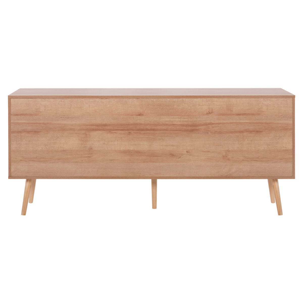 ΜΠΟΥΦΕΣ COLM HM9440.11 ΜΕΛΑΜΙΝΗΣ & ΣΥΝΘΕΤΙΚΟ RATTAN ΣΤΙΣ 4 ΠΟΡΤΕΣ 160x39,5x71Yεκ. - Image 5