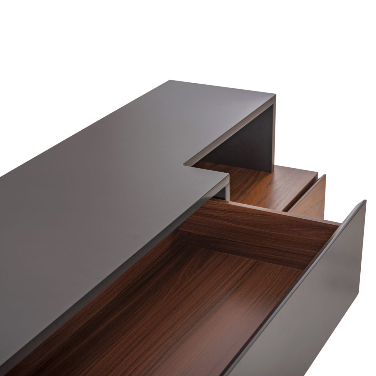 ΜΠΟΥΦΕΣ PREDA HM9747 MDF ΜΕ ΚΑΡΥΔΙ & ΣΚΟΥΡΟ ΓΚΡΙ ΚΑΠΛΑΜΑ 167x28-40x80Υεκ. - Image 7