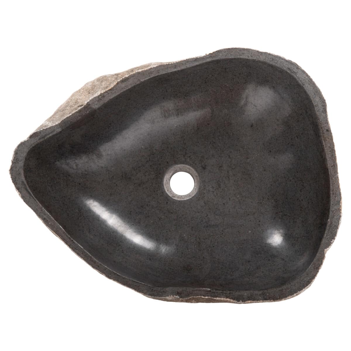 ΝΙΠΤΗΡΑΣ STONE SINK ΛΑΞΕΥΜΕΝΗ ΠΕΤΡΑ ΓΚΡΙ ΑΠΟΧΡΩΣΗ HM4193 55x44x16Υ εκ. - Image 7