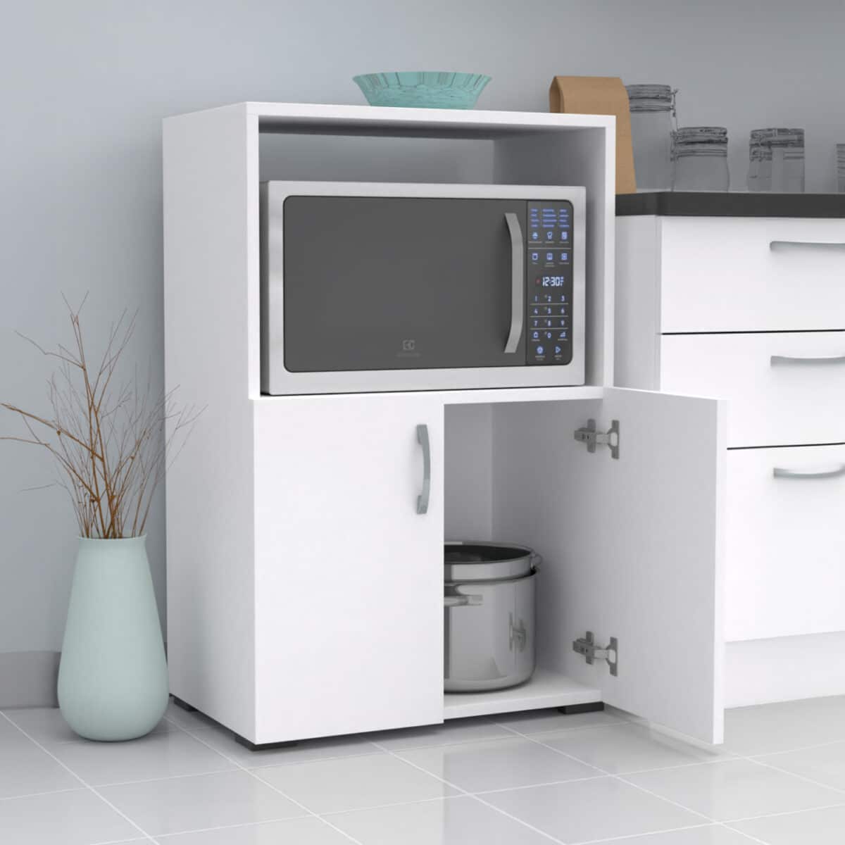 ΝΤΟΥΛΑΠΙ ΚΟΥΖΙΝΑΣ NITO HM18197.01 ΜΕΛΑΜΙΝΗ ΣΕ ΦΥΣΙΚΟ ΧΡΩΜΑ 60x36x92Υεκ. - Image 4