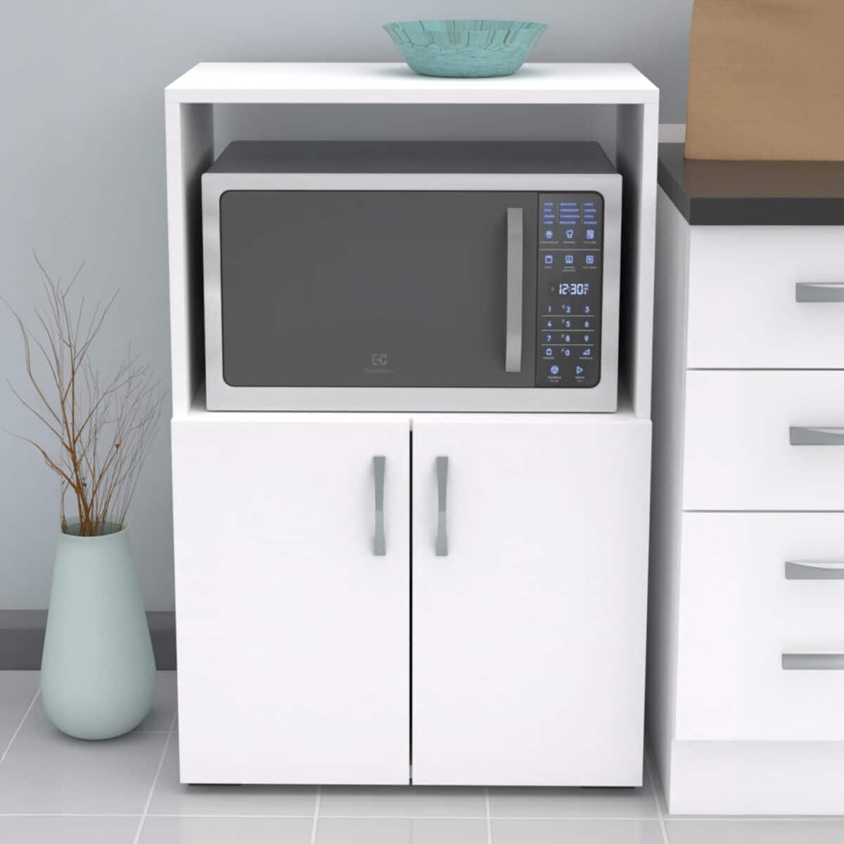 ΝΤΟΥΛΑΠΙ ΚΟΥΖΙΝΑΣ NITO HM18197.01 ΜΕΛΑΜΙΝΗ ΣΕ ΦΥΣΙΚΟ ΧΡΩΜΑ 60x36x92Υεκ. - Image 5