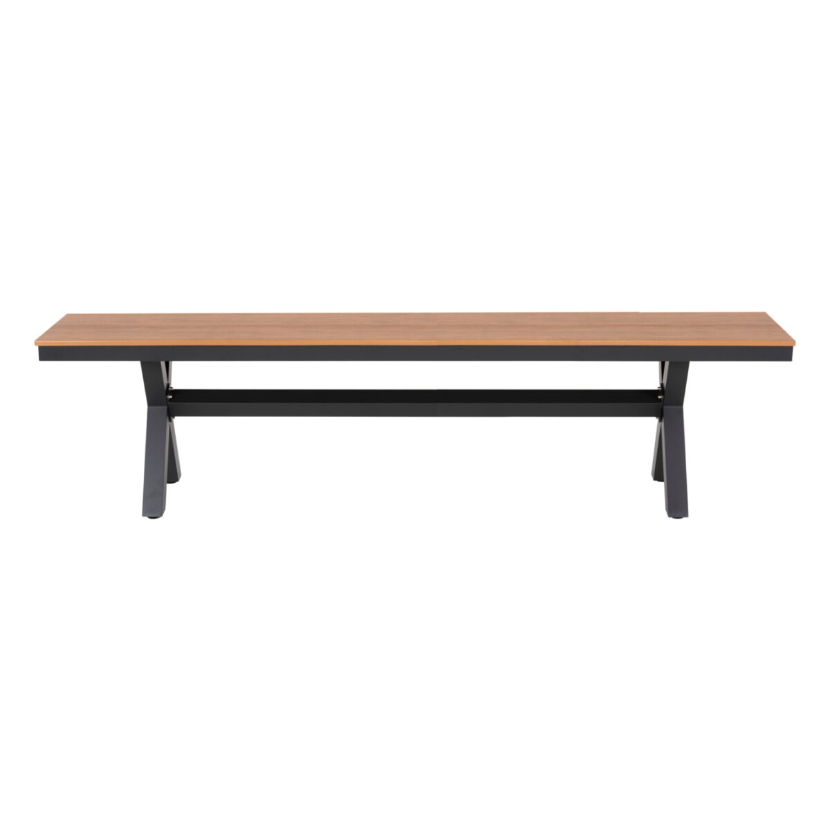 ΠΑΓΚΑΚΙ ΑΛΟΥΜΙΝΙΟΥ TAWNEE HM6040.01 ΑΝΘΡΑΚΙ-POLYWOOD ΚΑΘΙΣΜΑ ΦΥΣΙΚΟ 220x36x44,5Υεκ. - Image 3