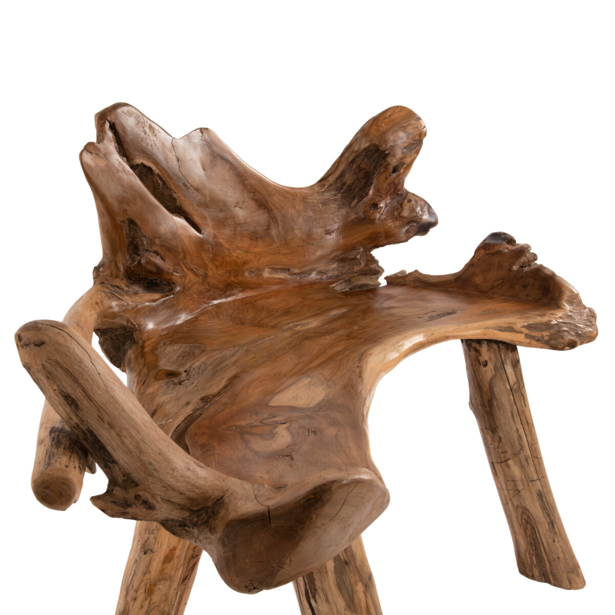 ΠΑΓΚΑΚΙ HM9348 ΑΠΟ ΜΑΣΙΦ ΞΥΛΟ TΕΑK ΦΥΣΙΚΟ 120x88x80 εκ. - Image 9