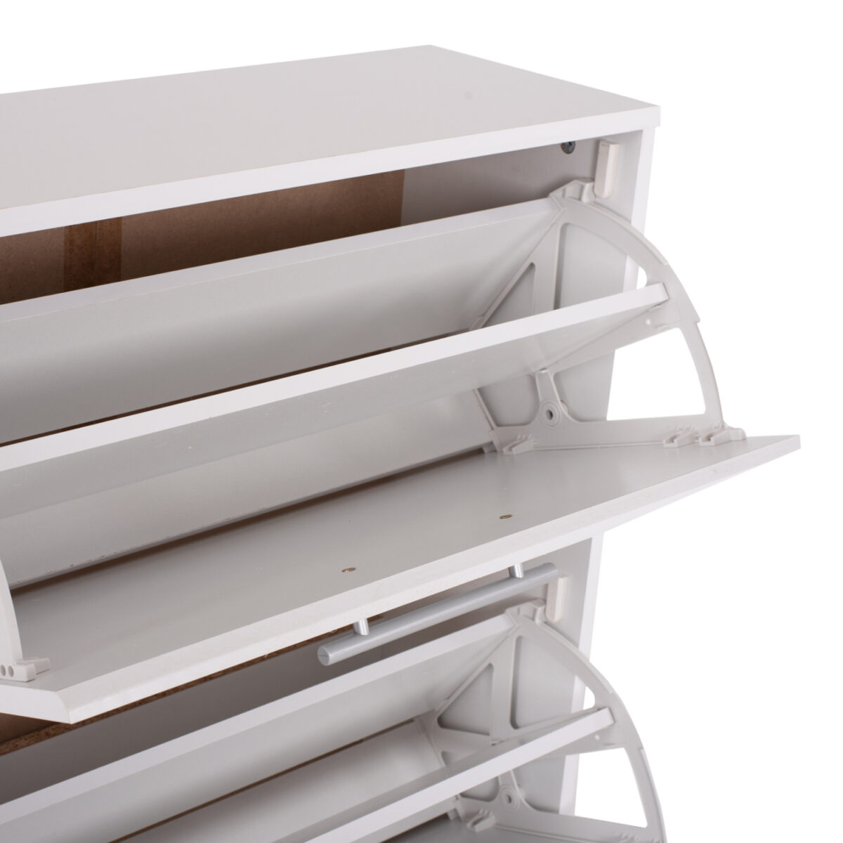 ΠΑΠΟΥΤΣΟΘΗΚΗ DAVINA ΜΕΛΑΜΙΝΗΣ 3ΘΕΣΕΩΝ HM2221.05 ΛΕΥΚΗ 62Χ24Χ110Υ εκ. - Image 5