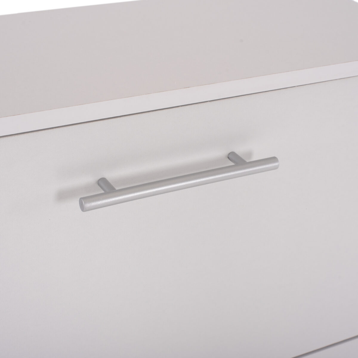 ΠΑΠΟΥΤΣΟΘΗΚΗ DAVINA ΜΕΛΑΜΙΝΗΣ 3ΘΕΣΕΩΝ HM2221.05 ΛΕΥΚΗ 62Χ24Χ110Υ εκ. - Image 6