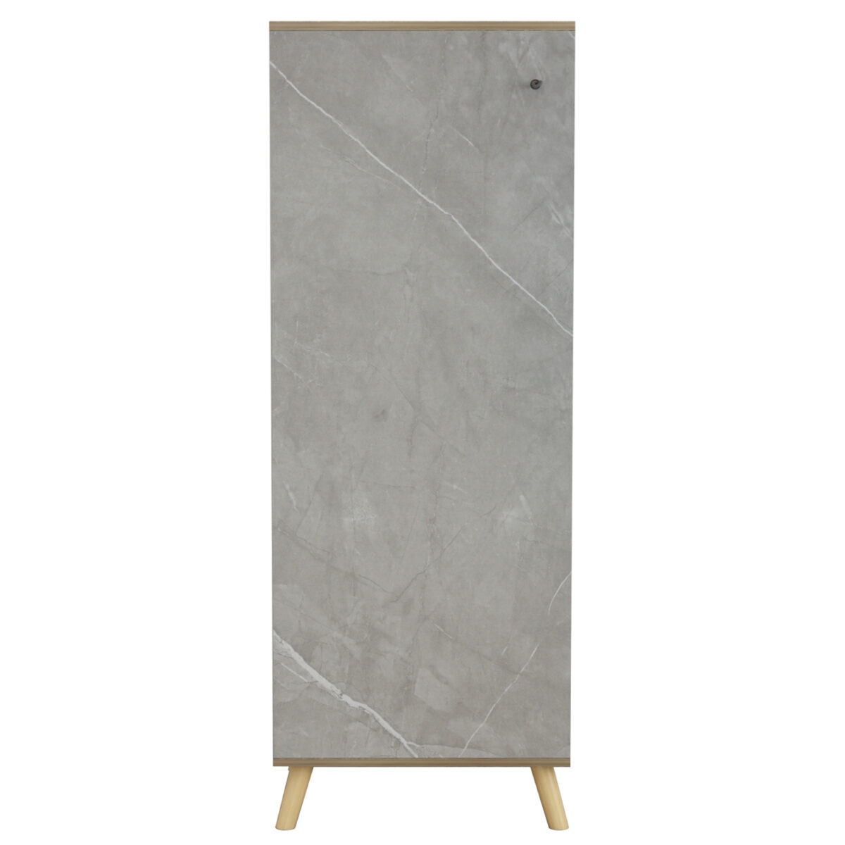 ΠΑΠΟΥΤΣΟΘΗΚΗ-ΝΤΟΥΛΑΠΙ ALVARO HM8954.11 ΜΕΛΑΜΙΝΗ SONAMA-STONE TEXTURE 50Χ38Χ135Yεκ. - Image 4