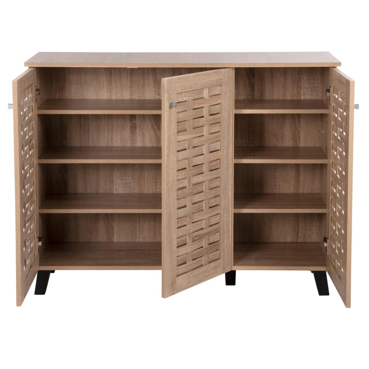 ΠΑΠΟΥΤΣΟΘΗΚΗ-ΝΤΟΥΛΑΠΙ PRODY HM9610.02 ΜΕΛΑΜΙΝΗ ΣΟΝΑΜΑ 3ΠΟΡΤΕΣ 115x34x89Υεκ. - Image 5