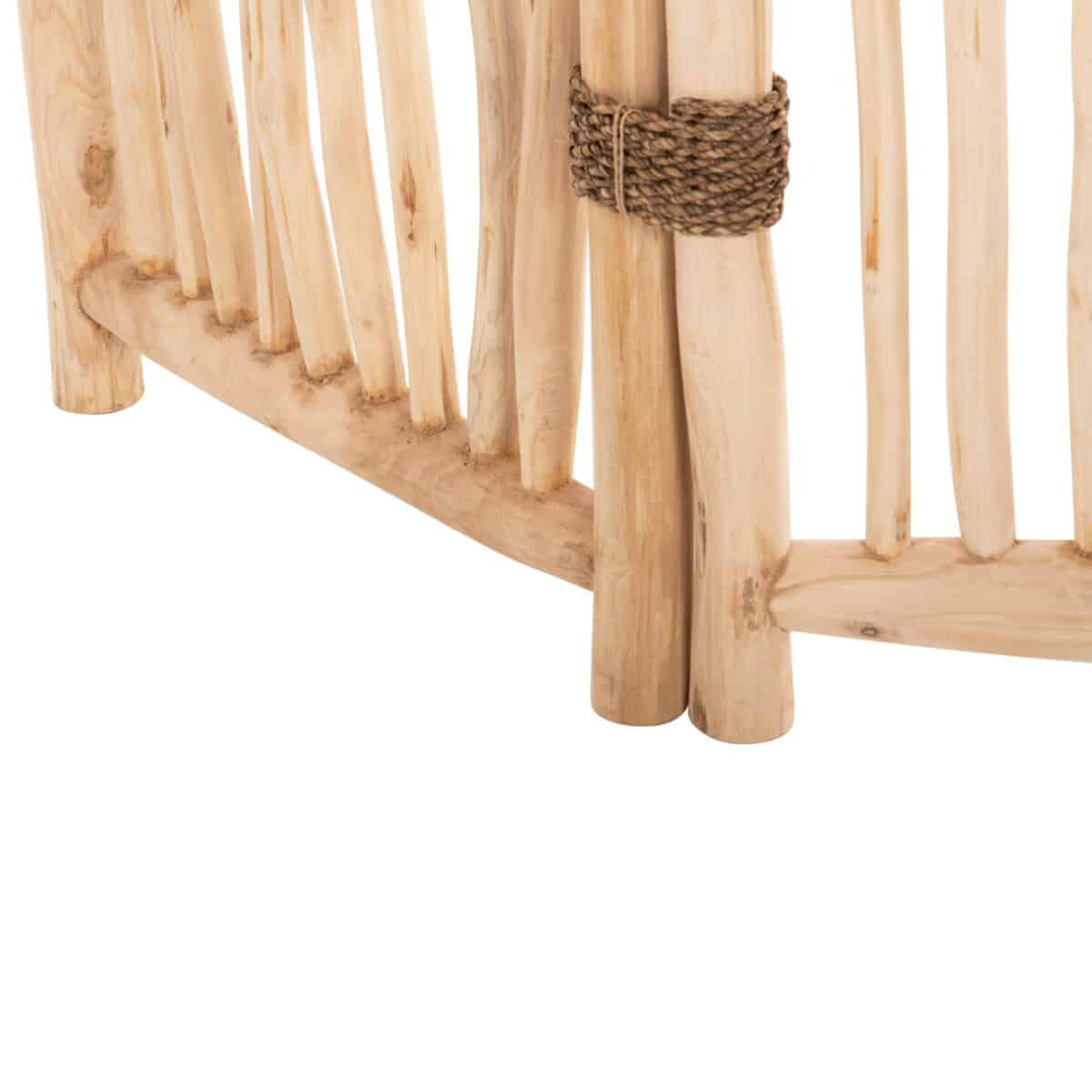 ΠΑΡΑΒΑΝ ΜΕ 3 ΦΥΛΛΑ ZENDOR HM4316 ΚΛΑΔΙΑ ΤΕΑΚ ΣΕ ΦΥΣΙΚΟ 165x180Yεκ. - Image 4