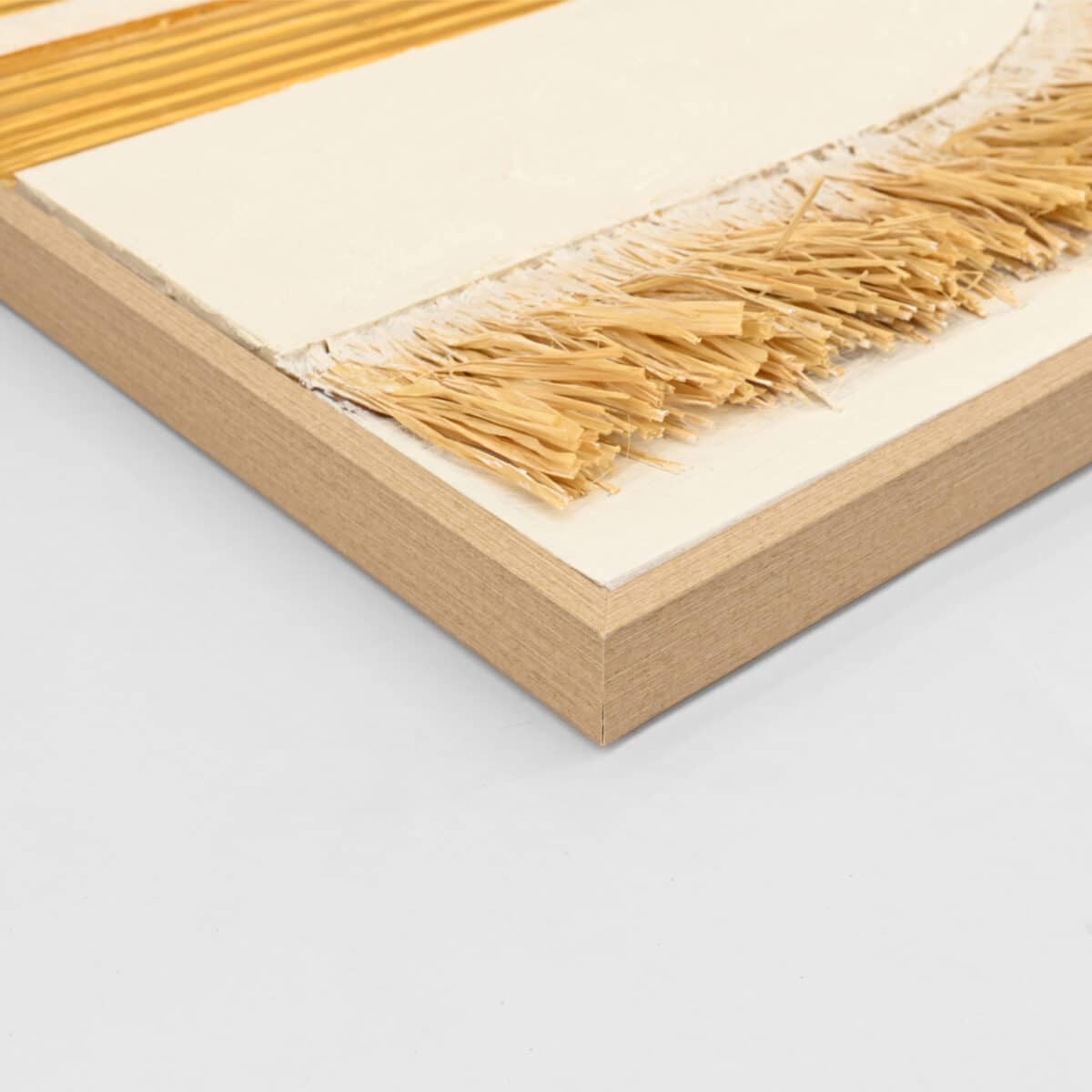 ΠΙΝΑΚΑΣ 3D HM4537.01 ΜΕ ΚΟΡΝΙΖΑ ΜΠΕΖ-ΚΑΜΒΑΣ ΛΕΥΚΟΣ-ΧΕΙΡΟΠΟΙΗΤΟΣ 80x3,5x120Υεκ. - Image 4