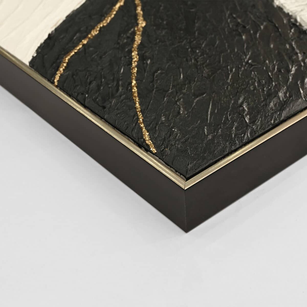 ΠΙΝΑΚΑΣ ΤΟΙΧΟΥ ABSTRACT HM4552.01 ΜΕ ΚΟΡΝΙΖΑ ΜΠΕΖ-ΚΑΜΒΑΣ- ΧΕΙΡΟΠΟΙΗΤΟΣ 152x4.5x52Υεκ. - Image 4