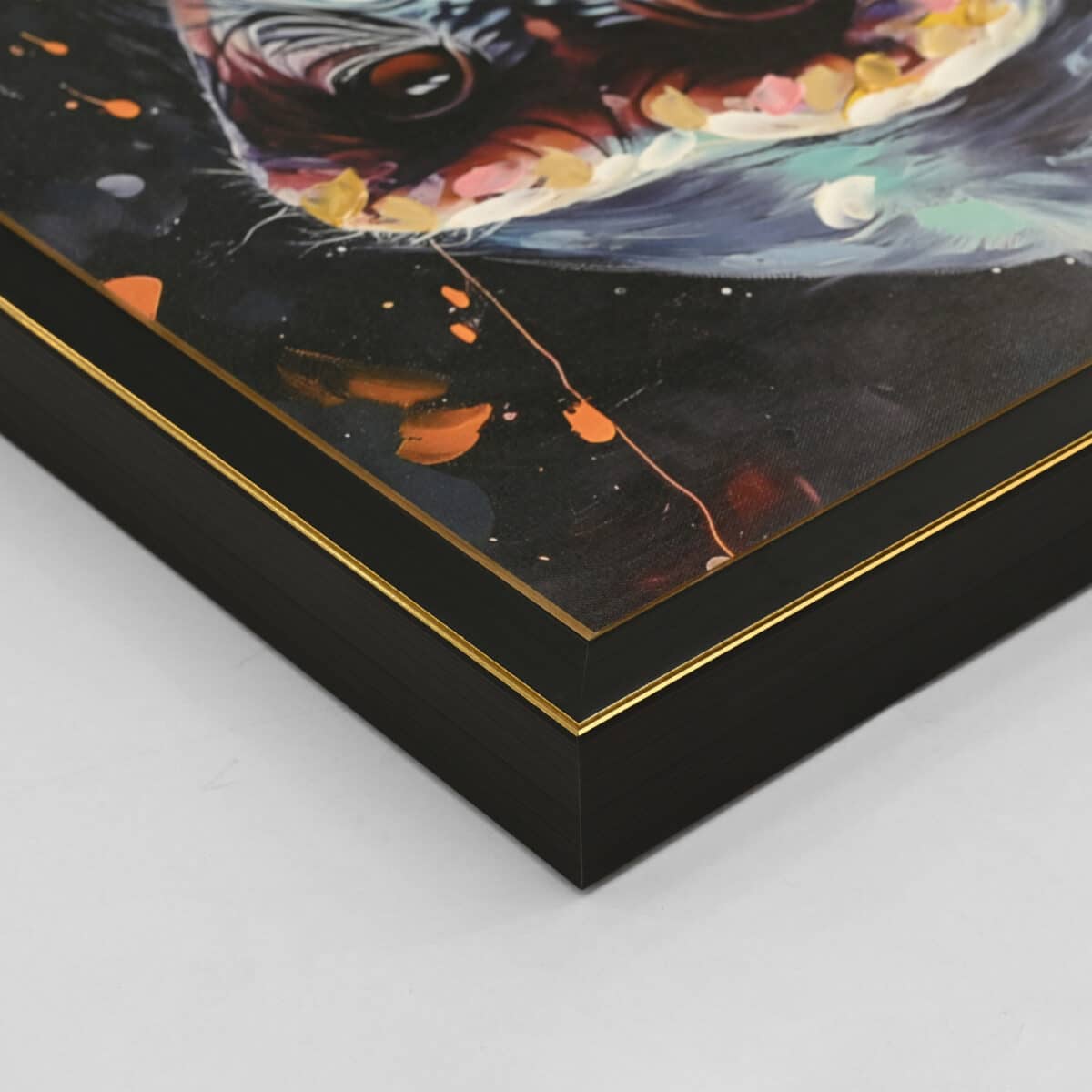 ΠΙΝΑΚΑΣ TOIXOY SIMIA HM4563 ΜΕ ΚΟΡΝΙΖΑ ΜΑΥΡΗ-ΚΑΜΒΑΣ ΕΚΤΥΠΩΣΗ ΠΙΘΗΚΟΣ 64x4,5x84Υεκ. - Image 4