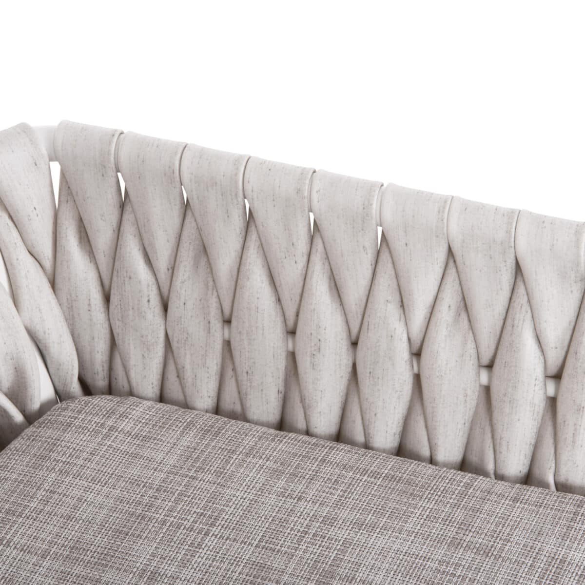 ΠΟΛΥΘΡΟΝΑ ΑΛΟΥΜΙΝΙΟΥ MARTIN HM5564.11 ΛΕΥΚΗ ΜΕ ΕΚΡΟΥ ΣΥΝΘ.RATTAN 56x56x80Υεκ. - Image 8