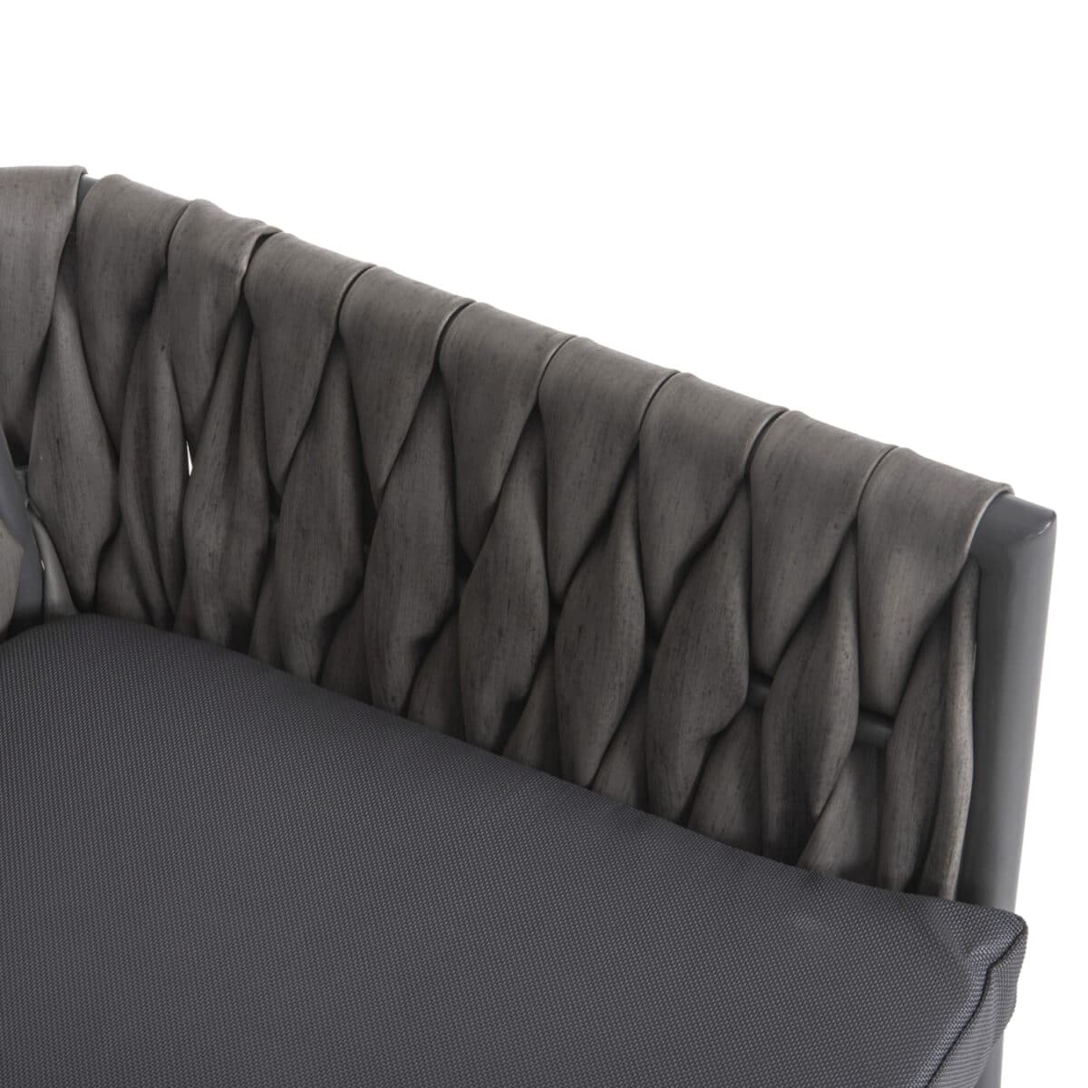 ΠΟΛΥΘΡΟΝΑ ΑΛΟΥΜΙΝΙΟΥ MARTIN HM5564.12 ΑΝΘΡΑΚΙ ΜΕ ΣΥΝΘ.RATTAN ΑΝΘΡΑΚΙ 56x56x80Υεκ. - Image 8