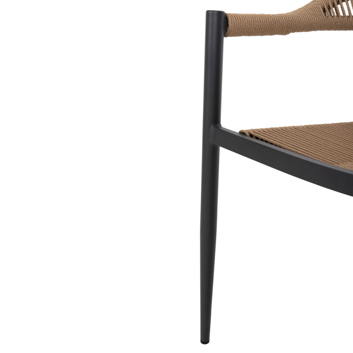 ΠΟΛΥΘΡΟΝΑ ΑΛΟΥΜΙΝΙΟΥ GRET HM5854.02 ΑΝΘΡΑΚΙ PΕ RATTAN ΜΠΕΖ 56x55,5x78Υ εκ. - Image 10