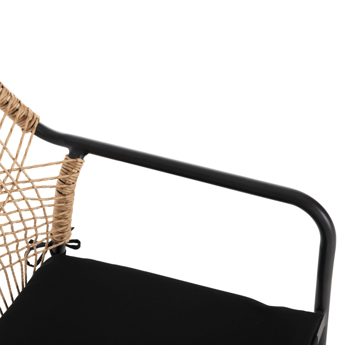 ΠΟΛΥΘΡΟΝΑ ΑΛΟΥΜΙΝΙΟΥ TROTTER HM5865.11 ΣΚΟΥΡΟΣ ΓΚΡΙ ΣΚΕΛΕΤΟΣ ΜΕ WICKER ΜΠΕΖ & ΜΑΥΡΟ ΜΑΞΙΛΑΡΙ - Image 9