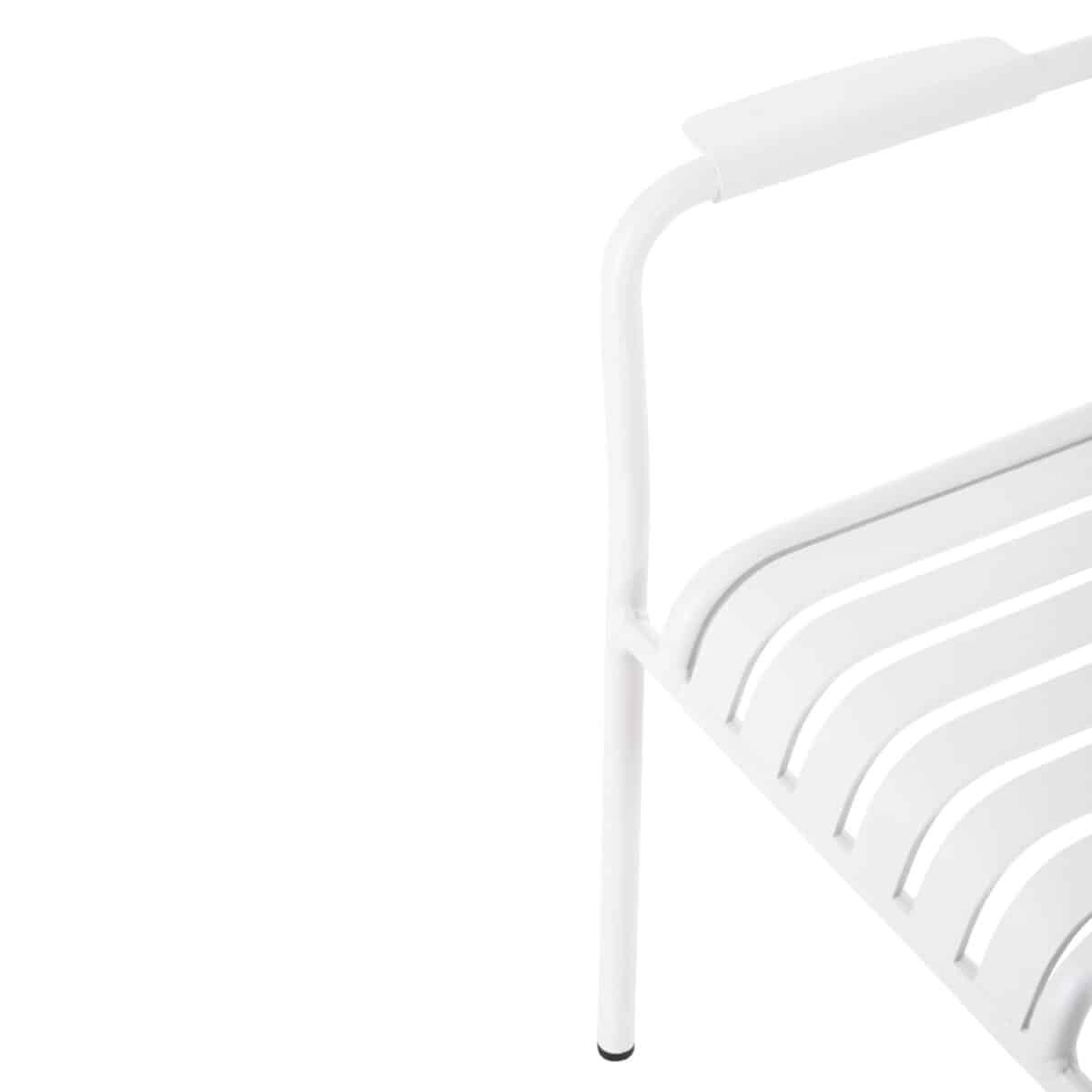 ΠΟΛΥΘΡΟΝΑ ΑΛΟΥΜΙΝΙΟΥ RACHEL HM6088.02 ΛΕΥΚΗ 63x58x85Υεκ. - Image 9